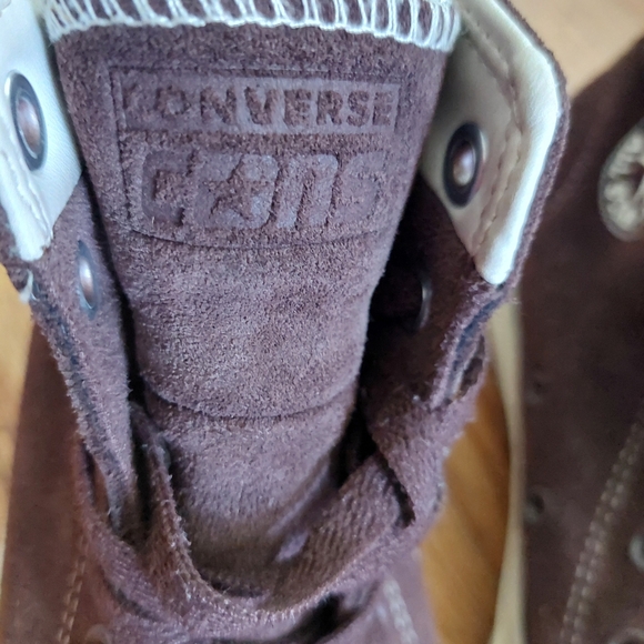 Converse Men's High-Top Sneakers - Brown Sz 7 Chuck Taylor Pro Suede     (Bag C) - Picture 3 of 8